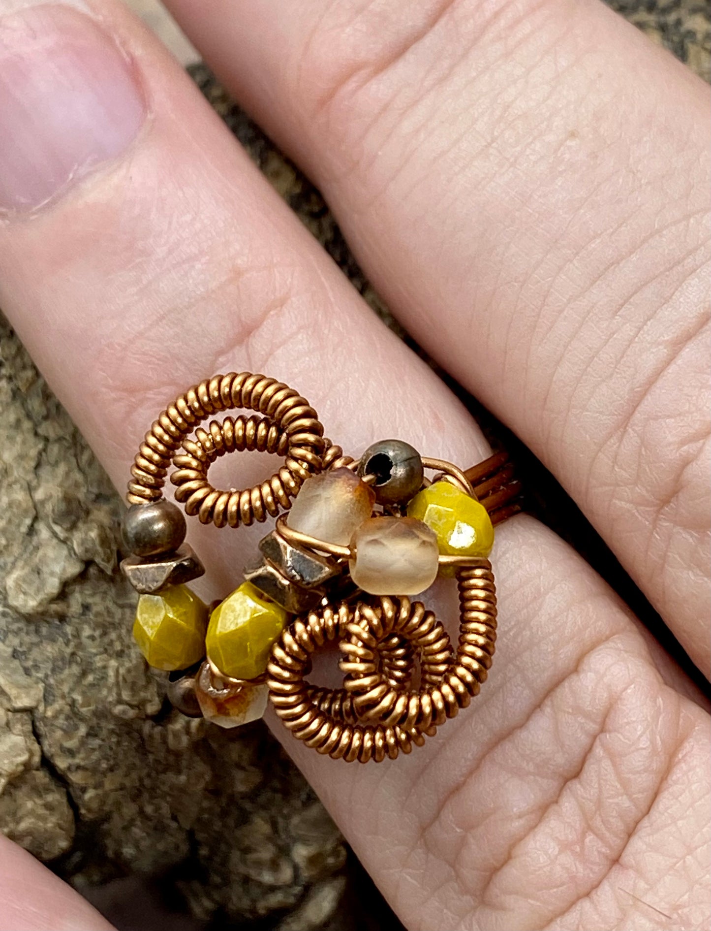 Size 5 handcrafted ring item #1123-05