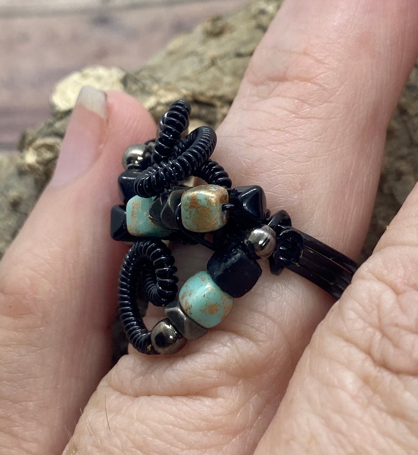 Size 5 handcrafted ring item # 1123-09