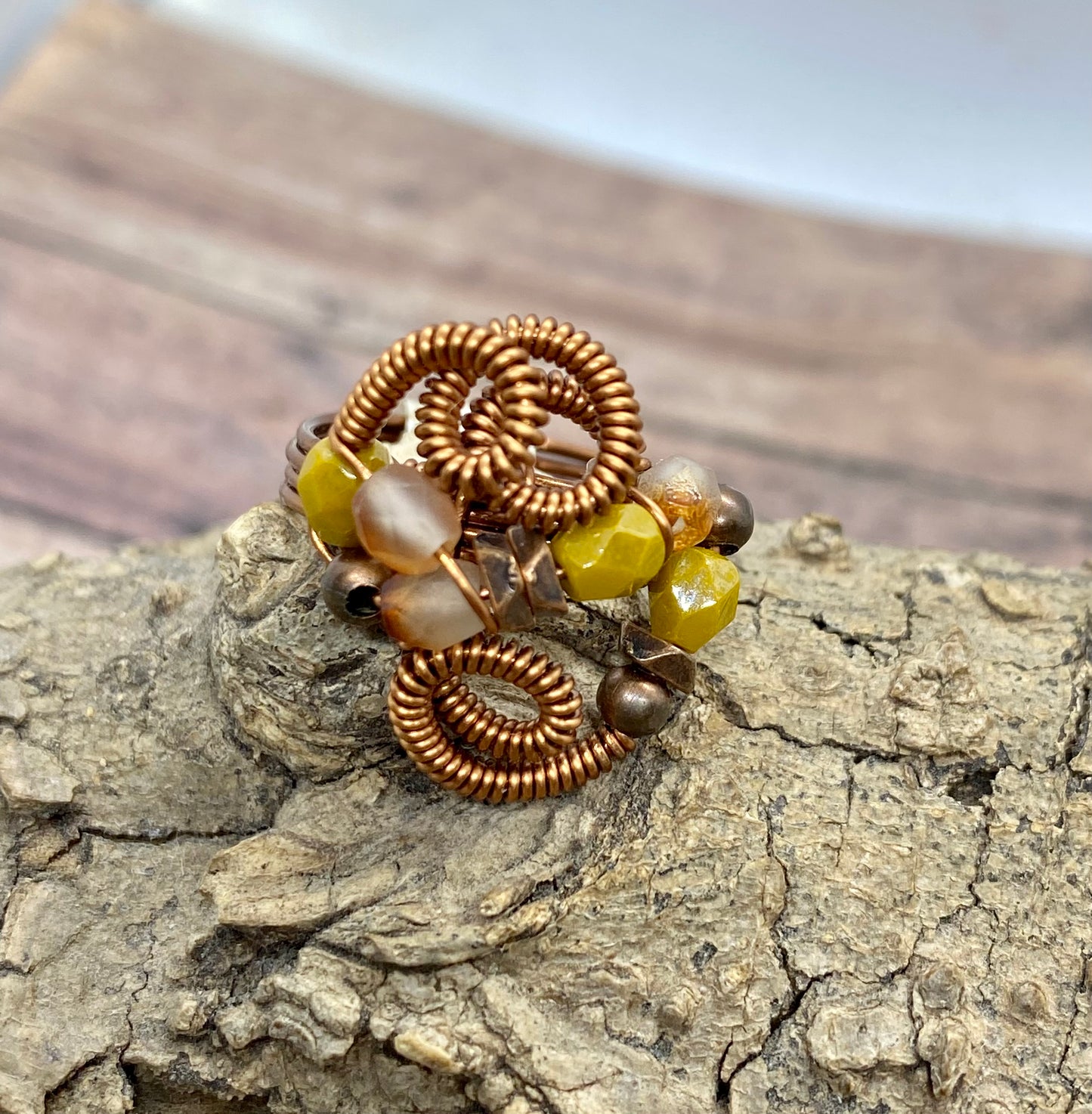 Size 5 handcrafted ring item #1123-05