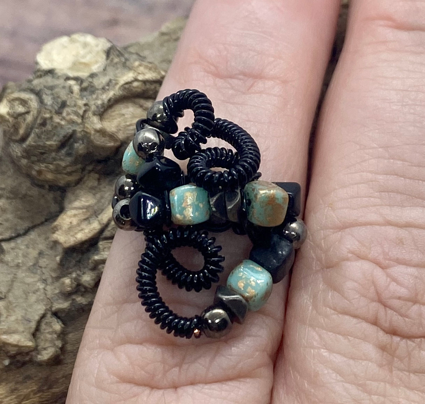 Size 5 handcrafted ring item # 1123-09