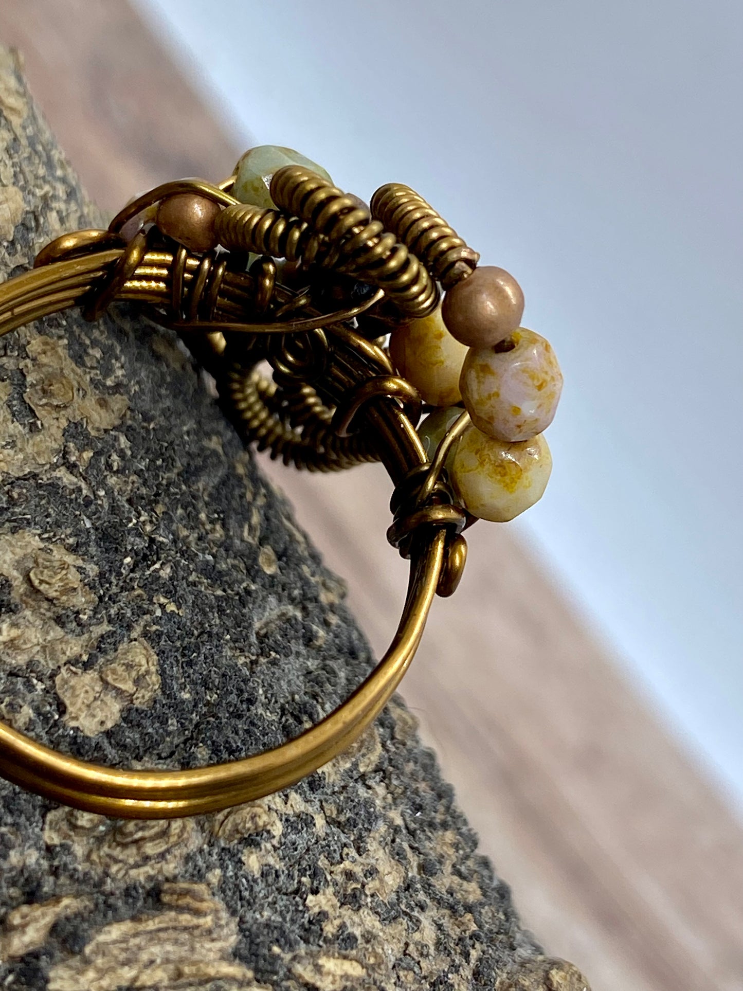 Size 10.5 handcrafted ring. Item #1123-06