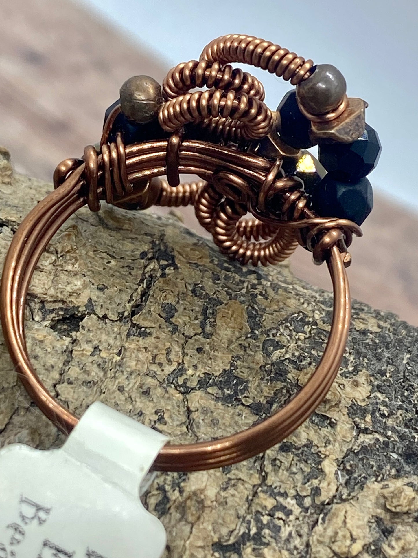 Size 9 handcrafted ring item #1123-10