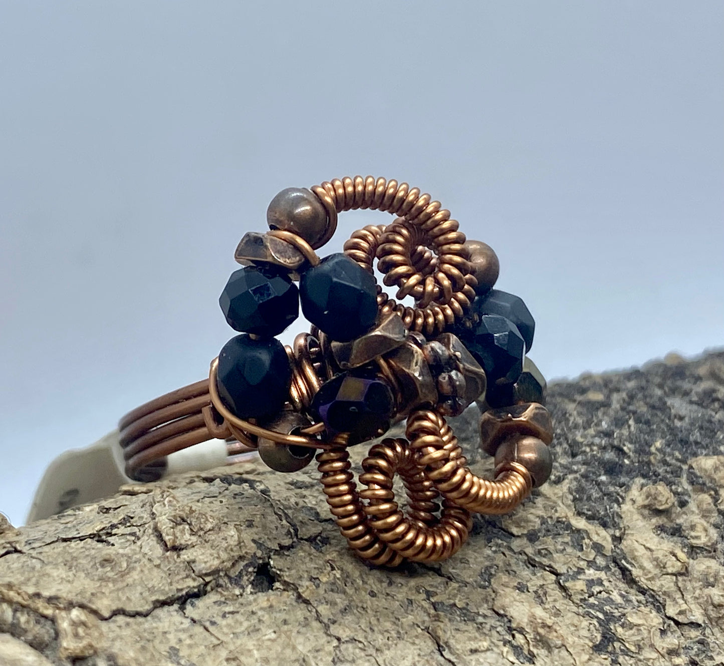 Size 9 handcrafted ring item #1123-10