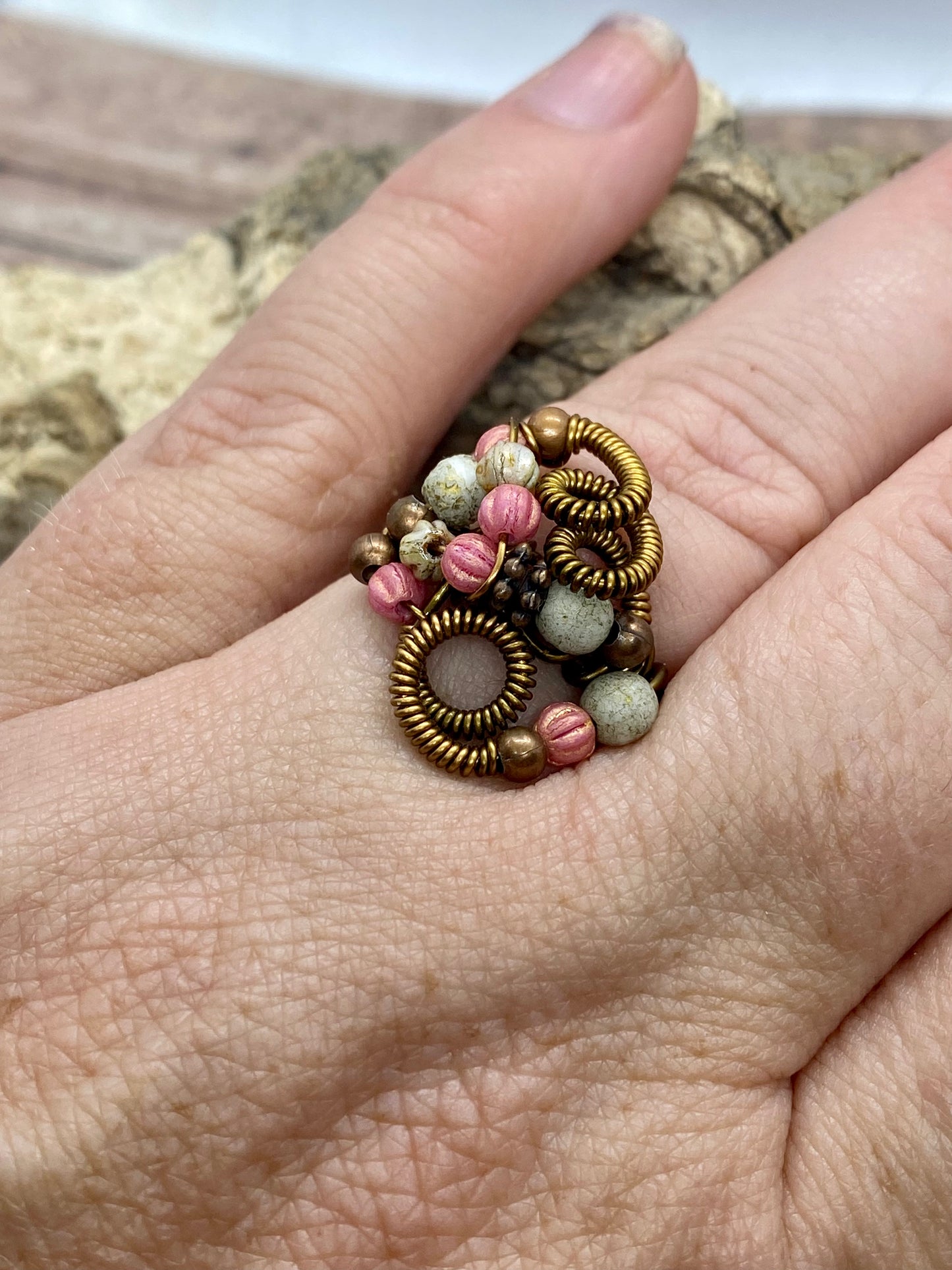 Handcrafted ring - size 8