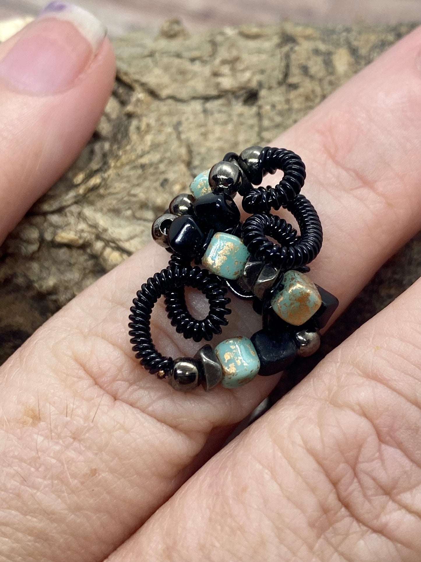 Size 5 handcrafted ring item # 1123-09