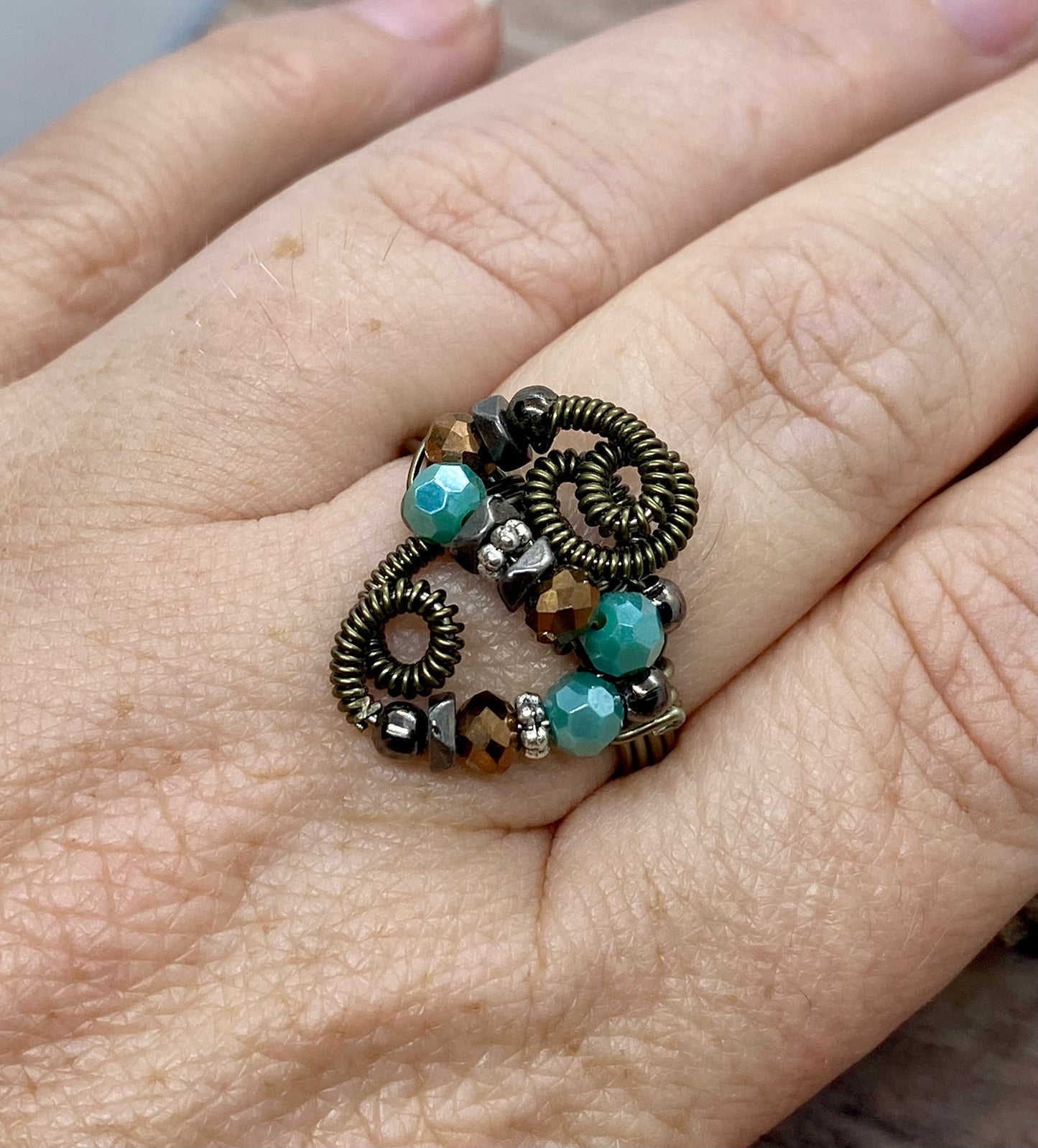 Size 10.5 handcrafted ring item #1123-08