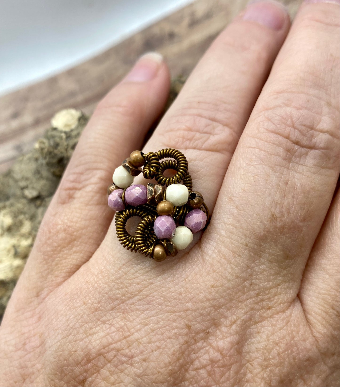 Size 10 handcrafted ring item #1123-03