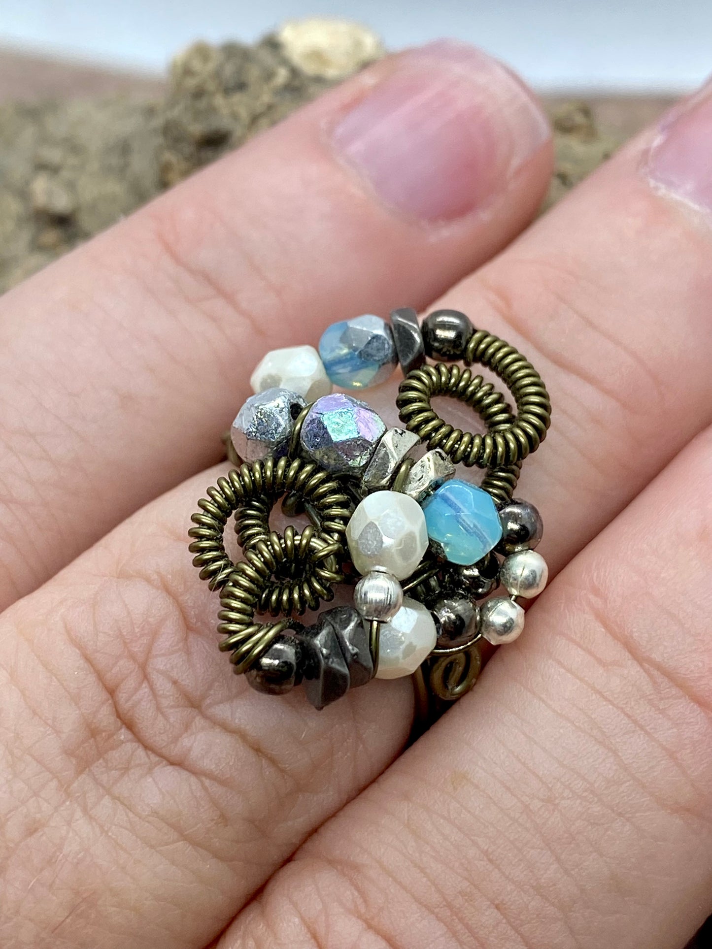 Size 6.5 handcrafted ring