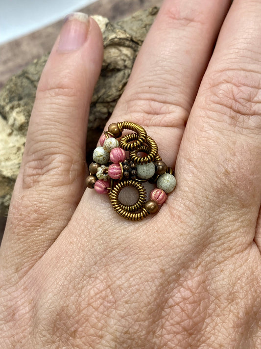 Handcrafted ring - size 8