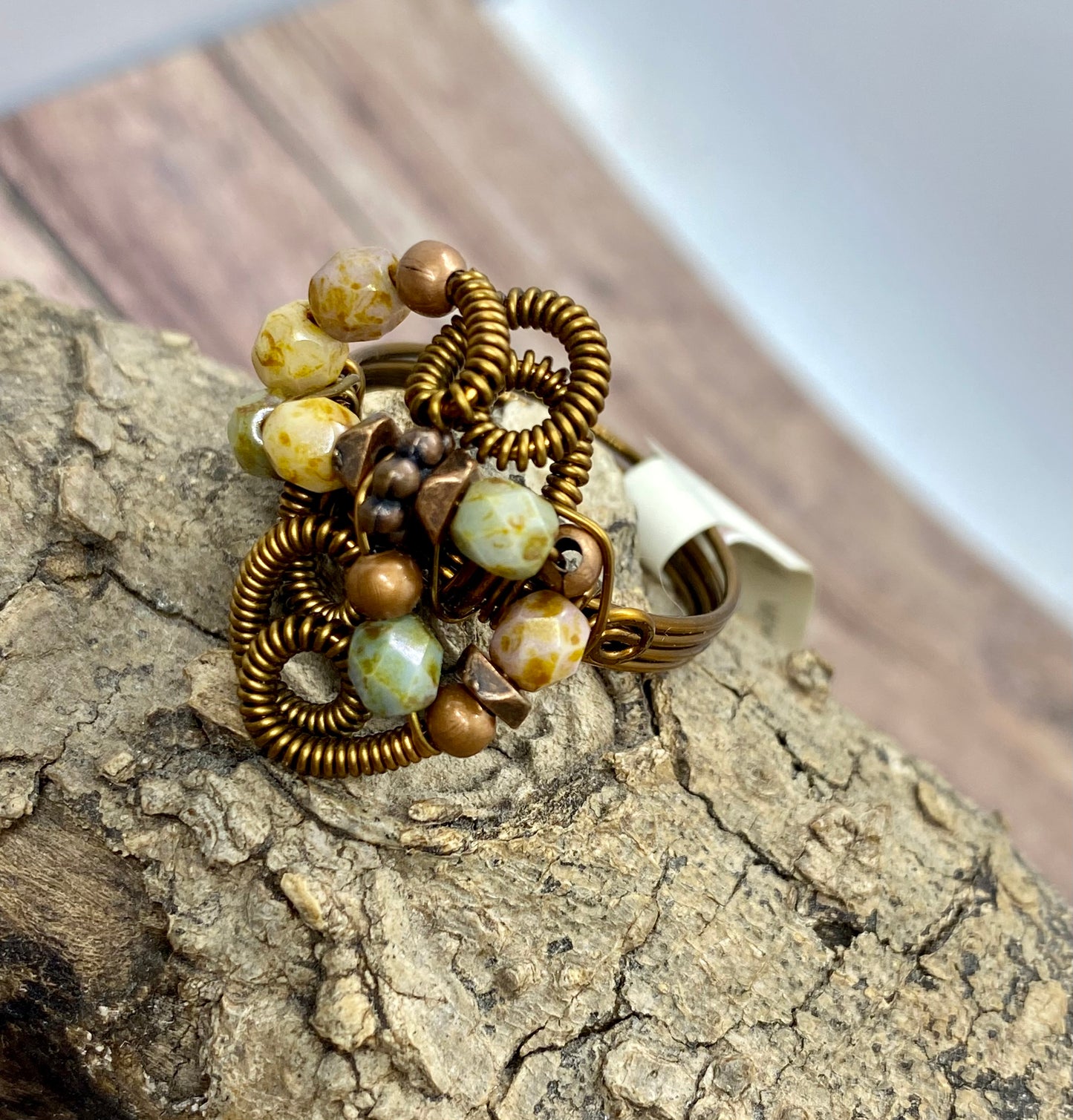 Size 10.5 handcrafted ring.  Item #1123-06
