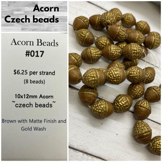 Acorn Beads 10x12mm #017